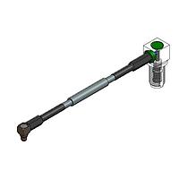 Bộ cáp RF MMCX Cắm R/A đến SMA Ổ Cắm R/A Bulkhead trên RG316 dài 48 in Molex 73230-7015