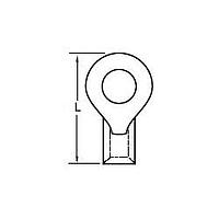 Molex 19193-0036 リング VERSAKRIMP リング TNG 18-22 AWG スタッド 8