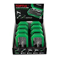 TOPTUL GACW3505S 8 Sets 1/4" 육각 드라이버 비트 세트(디스플레이 상자 포함) (35 pcs)