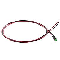 BIVAR PM3GDW8.0 LED Panel Mount Indicators Green 565nm 25mcd Diff Lens Wire