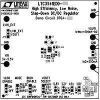 Analog Devices DC970A-B LDO Voltage Regulator LTC3541EDD Demo Board - High efficiency