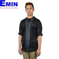 Desco 74319 Statshield®  带可转换袖的防静电外衣 (Black, 6X-Large)