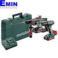 Bộ 2 máy khoan không dây METABO COMBO SET 2.3.4 18 V (SB18+KHA18)