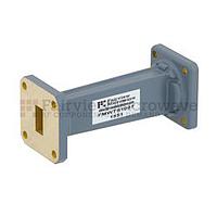 Fairview  FMWTS1007 Waveguide Transition With WR-62 UG-1665/U Square Cover Flange to WR-51 Square Cover Flange in 3 Inch Length