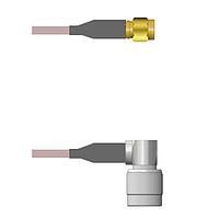 Amphenol Custom Cable Q-3F04X000H036i RF Cable Assemblies SMA-SP/TNC-RP G142 36I