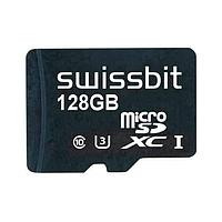 Thẻ MicroSD Thẻ microSD công nghiệp, S-50u, 128 GB, Flash 3D TLC, -25 C đến +85 C Swissbit SFSD128GN1AM1TO-E-7G-211-STD