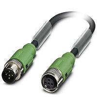 PHOENIX CONTACT 1573251 Sensor Cables / Actuator Cables SAC-5P-MS/ 3,0- PUR/FS SH BKSCO