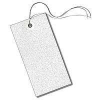 Panduit PCT-1115-C Wire Ducting & Raceways 4.75" x 2.375" BLANK TYVEK TAG WITH 12.0