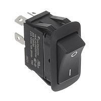 Alcoswitch - TE Connectivity PRCDA1-20F-BB0BW ロッカースイッチ 20A DPST ON-OFF 電源ロッカー