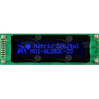 Màn hình ký tự LCD 20x2 EconDisp, BL Txt với các tính năng mở rộng Matrix Orbital MOI-AL202C-FB3SE