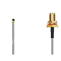 Bộ cáp RF I-Pex MHF2SMA STRJck R Mt 6 GHz, 50mm, 1.13mm xám GCT (Global Connector Technology) CABLE 375 RF-050-A-2