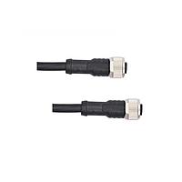 Amphenol LTW MSBS05FL-SBSFL-SB004 Sensor Cables / Actuator Cables M12 Circular Metric Connector, B Code, Metal, 4A, 05 pins, Female Connector, Female Contact, Straight-to-Straight, Screw Thread, Overmolded Double Ended, Length 4000mm, IP68 / IP69K