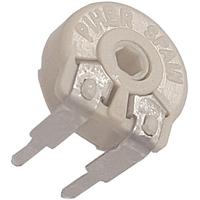 Amphenol Piher PTC10MV10-252A2020 Trimmer Resistors 10mm cermet through hole potentiometer 0,33W Vertical adjust resistive value 2,5K Ohm Linear taper tolerance 20%