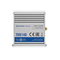 Teltonika TRB140103000 게이트웨이 4G CAT4 게이트웨이, 1 이더넷 포트, 1 SIM, 마이크로 USB. 지역: 남아메리카, 호주, 뉴질랜드, 대만, 말레이시아. 유럽 전원 공급 장치