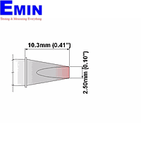 Thermaltronics K75CH025 Soldering Tip