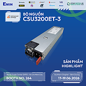 What's noteworthy about the Advanced Energy CSU3200ET-3 power supply at this exhibition?