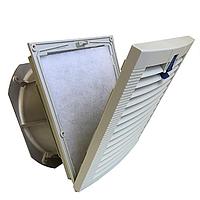 Bộ quạt lọc có khe thoáng với tấm chắn bản lề, quạt 280mm, 322.7x133.4mm, 230VAC, IP54 Orion Fans OA280LFGH221T