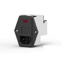 Corcom - TE Connectivity PE00SDHXB インレット 10A デュアルヒューズ 横取り付け