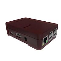 New Age Enclosures P2P-382612 エンクロージャー Raspberry Pi3 エンクロージャー 3.8 x 2.6 x 1.2 インチ - ダークレッド、半透明