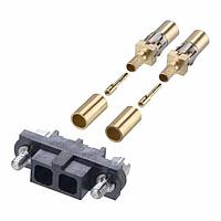 Bộ Ghép Dây Cáp Riêng Lẻ Đầu Nối Cái Crimp Cáp Đồng Trục 2 Vị Trí 6 GHz 50 Ohm Harwin M80-FC305F1-02
