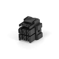 AMP Connectors - TE Connectivity 1-2232266-1 Headers & Wire Housings PTL 2X3 PLUG HSG HOT WIRE KEY A BLK