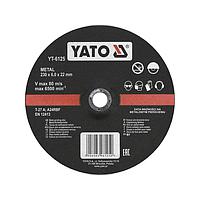 Đĩa mài kim loại YATO YT-6125 (230x6x22mm)