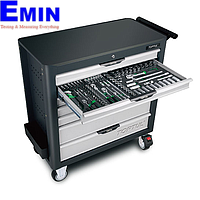 Bộ tủ dụng cụ loại dài có bánh xe di động TOPTUL GV-33813 (7 ngăn - 338 chi tiết)