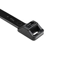 HellermannTyton RT250I0UVX2 Releasable Releasable Cable Tie, Release Tab, 28.7" Long, 250lb Tensile Strength, PA66UV, Black, 25/pkg