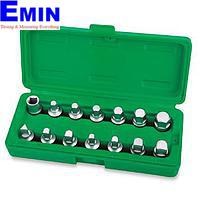 Bộ tuýp mở ốc nhớt Cac te, cầu, hộp số 14 món 3/8 inch TOPTUL JGAI1402