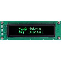 Matrix Orbital OK202-25-USB-OG-E OLED Displays OLED 20 X 2 GREEN EXTENDED TEMP USB