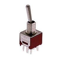 E-Switch 200MDP1T4B7M2QEH トグルスイッチ DPDT ON-ON PC MT