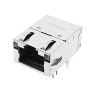 Đầu nối 100Base-TX 350uH Đèn LED Xanh lá-Cam EMI-Trên/ Bên Pulse Electronics JXD1-1V07NL