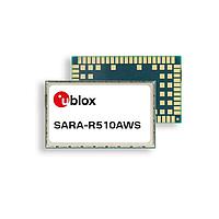 Mô-đun AWS IoT LTE-M Mô-đun toàn cầu AWS IoT ExpressLink UBX-R5 Cat M1, Bảo mật LGA, 16x26 mm, 250 cái/cuộn u-blox SARA-R510AWS-01B