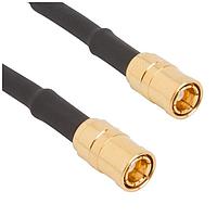 Amphenol RF 095-700-38-M025 RFケーブルアセンブリ SMBストレートプラグからSMBストレートプラグ RG-58 50オーム