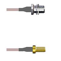 Amphenol Custom Cable Q-1T02V0005084i RF Cable Assemblies N-SJB/SMA-SJ G316 84I