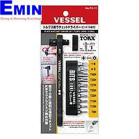 Vessel TX-11 TORX Plate Ratchet and Bit Set (10 bits)