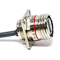 Amphenol Socapex USBFTV2SA2N03OPEN USB 2.0 密封方形 USB-A 接收器 0.3米 线束/尾纤