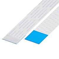 Cáp nhảy FFC / FPC 1mm Pitch FlatFlexCable, 14 chân tiếp xúc, Dẫn điện mặt đối diện, Dài 152mm/6in, Mạ thiếc GCT (Global Connector Technology) 10-14-D-0152-C-4-08-4-T