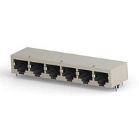 AMP Connectors - TE Connectivity 5558525-1 Modular 6 PORT 8 POS SHIELD CAT5