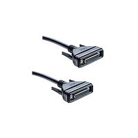 Cáp D-Sub D-Sub, Tiêu chuẩn, Kim loại, 5A, 25 chân, Đầu nối cái, Tiếp điểm cái, Thẳng đến thẳng, Ren vít, Đầu đôi bọc khuôn, Chiều dài 1000mm, IP67 Amphenol LTW SDB25FL-SDBFL-SA001