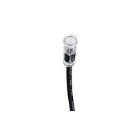 BIVAR LC-IR-16.0 Flexible Light Pipes Light Pipe, Flexible, Panel Mount, 4 mm Round IR Lens, 16.0 in.