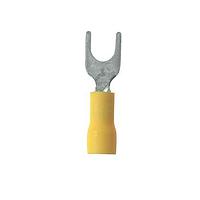 Panduit PV22-6F-MYY Ring Terminals FORK-TRM 26-22 #06 VYL YEL