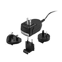 Cincon TR18RDM120-12G03 BK-BK VI Interchangeable Plugs 18W 12V 1.5A 2.5mm straight med