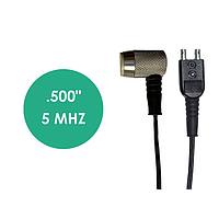 Dakota T-104-2120 Dual Element Thickness Transducers (5MHz, 1/2", Cylinder Probe - Iron - 2" Radius)