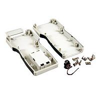 Vỏ 'T', Cửa Pin FR ABS/Cửa Pin 2AA 6.5x3.15x1.1" Màu Xám Hammond Manufacturing 1553TTGYBAT