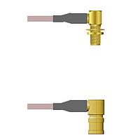 Amphenol Custom Cable Q-2Q03T000R018i RF Cable Assemblies SMA-RJB/SMB-RP G316D 18I