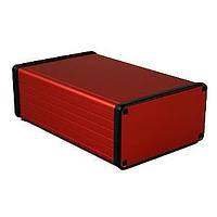 Hammond Manufacturing 1455N1601RD PC Board Alum w/Medal Ends 6.30x4.06x2.09" Red
