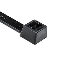 HellermannTyton RT150MEP0X2 ສາຍຜັດສາມາດປ່ອຍໄດ້, ແທບປ່ອຍ, ຍາວ 21", ຄວາມແຂງແຮງດຶງ 175lb, PA66, ສີດຳ, 25 ຊຸດ/ກະປ່ອງ