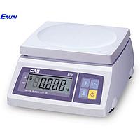 Cân điện tử CAS SW-1C(D) (2kg/0.5g, 5kg/1g, 10kg/2g, 20kg/5g), 2 màn hình, đếm sản phẩm