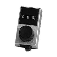 Đồng hồ quay 10 vòng, mặt số chữ nhật, 3 chữ số / Mặt kính satin trong suốt Vishay Spectrol 15A31B010